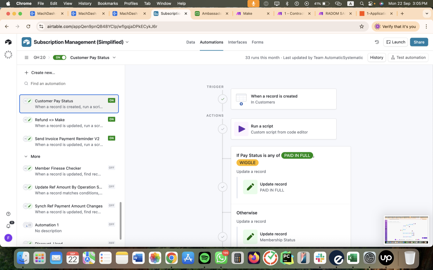 Crypto Affiliate & Subscription Ops - Airtable, Make, Zapier screenshot 9